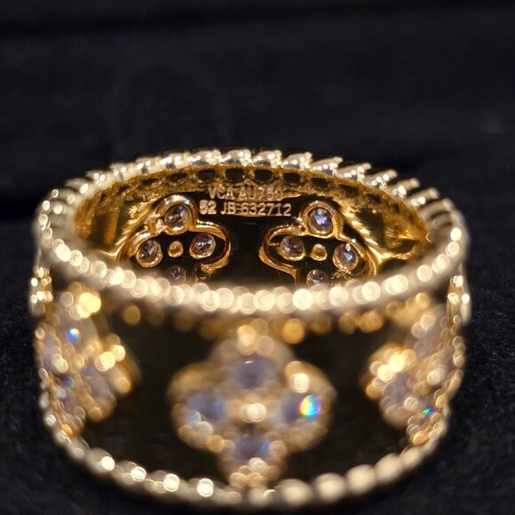 Perlée clovers ring - Picture 5 of 8